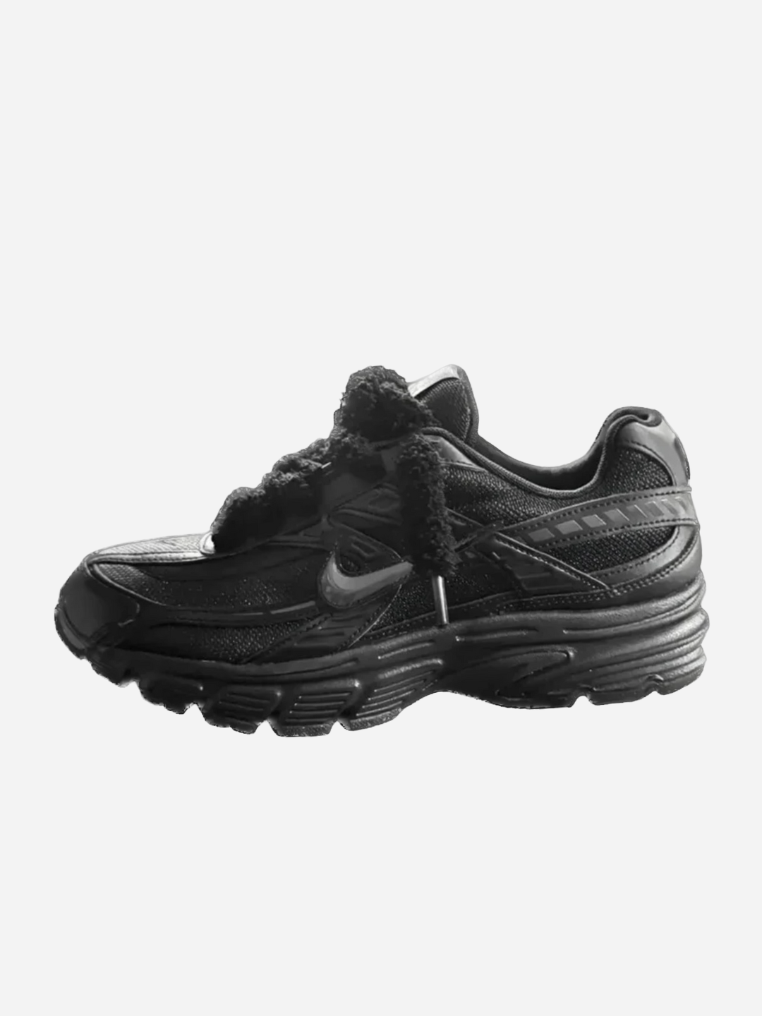Nike Initiator black noir (lacets fluffy)